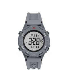 Цифровые часы унисекс Trailhead, серый силиконовый ремешок, 46 мм Columbia, серый