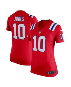 Женская красная игровая майка Mac Jones New England Patriots Nike, красный
