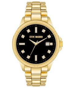 Женские часы-браслет из золотистого сплава, 41 мм Steve Madden