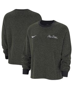 Черный женский пуловер с надписью Penn State Nittany Lions Yoga Script Nike, черный