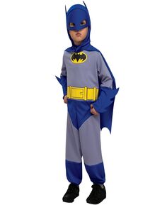 Костюм Бэтмена «Храбрый и смелый Бэтмен» для маленьких мальчиков и девочек из комиксов DC BuySeasons