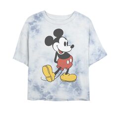 Винтажная укороченная футболка с графическим рисунком Disney Mickey Mouse для юниоров Leg Kick Bombard Disney