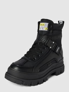Ботинки на шнуровке с петлей, модель ASPHA Buffalo, черный