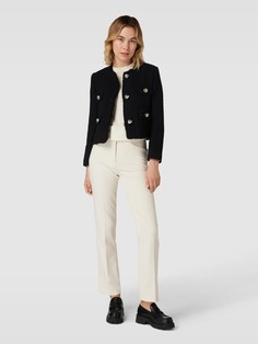 Укороченный пиджак с добавлением шерсти, модель WINTOUR Mango, черный