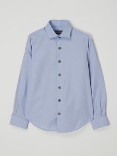 Рубашка приталенного кроя из смесового хлопка G.O.L., синий
