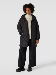 Стеганое пальто с боковыми карманами и штормовыми манжетами Marc O&apos;Polo Denim, черный