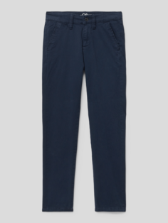 Узкие брюки чиносы с окантовочными карманами сзади s.Oliver, темно-синий