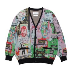 Кардиган Wacko Maria Jean-Michel Basquiat (Тип-3) Многоцветный