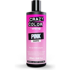 Розовый шампунь для всех розовых оттенков волос 250мл, Crazy Color