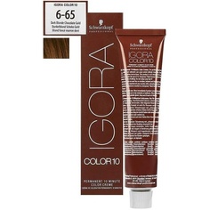 Igora Color10 6-65 Темно-русый шоколадно-золотой 60 мл, Schwarzkopf