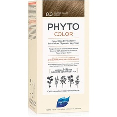 Краска для волос Protocolor Box 8.3 Светло-золотистый блондин 182 мл, Phyto