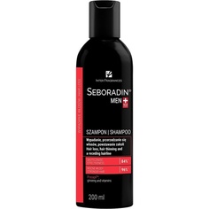 Мужской шампунь для волос от выпадения и истончения волос 200 мл - витамины и натуральные экстракты для утолщения и роста, Seboradin