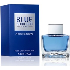 Туалетная вода-спрей для мужчин Blue Seduction, 50 мл, цитрусовый, Antonio Banderas