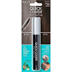 Quick Cover Brushin Color Touch Up Натуральный Темно-Коричневый, Kiss