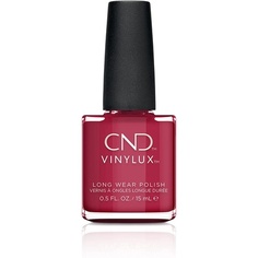Лак для ногтей Vinylux Long Wear, 15 мл, красные оттенки, розовая парча, Cnd