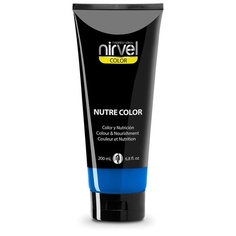Nutre Color Fluor Small Blue 200мл Профессиональная маска - Временное окрашивание - Питание и яркость, Nirvel