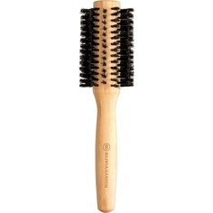 Bamboo Touch Brush Экологичная круглая бамбуковая щетка для волос со 100% щетиной кабана 30 мм, Olivia Garden