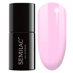 УФ-лак для ногтей Pink Smile 056 7 мл - красочный и стойкий лак для интенсивных ногтей, Semilac