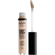 Nyx Can’t Stop Won’t Stop Контурный консилер с полным покрытием Alabaster 3,5 мл, Nyx Professional Makeup