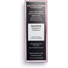 Revolution Skincare London Разглаживающая сыворотка с 0,5% ретинола и маслом семян шиповника, 30 мл, Revolution Beauty