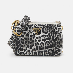 Сумка Guess Laryn Double Zip Crossbody, серый