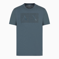 Футболка Armani Exchange Slim Fit Logo Cotton, серый