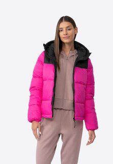 Зимняя куртка 4F, ярко-розовая