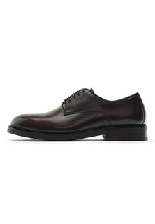 Элегантные туфли на шнуровке ДЕРБИ Massimo Dutti, коричневый