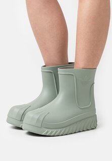 Резиновые сапоги ADIFOM SUPERSTAR BOOT adidas Originals, серебристо-зеленый/сердце-черный