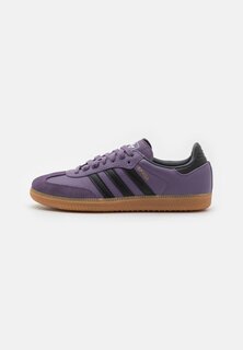 Низкие кроссовки SAMBA OG adidas Originals, тени фиолетовые/карбон/белый мел