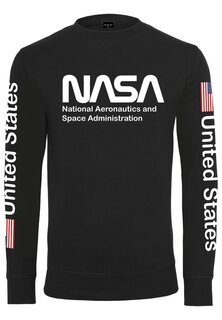 Толстовка NASA US CREWNECK Mister Tee, черный