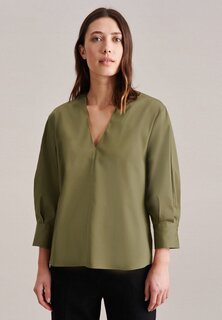 Блузка НАКЛЕЙКА Seidensticker, зеленый