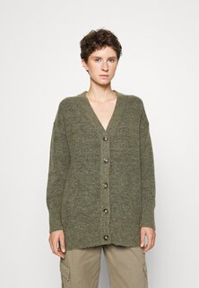 Кардиган MALINE LS LONG NOOS Selected Femme, темно-зеленый