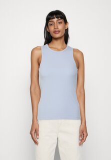 Топ SLFANNA O-NECK TANK NOOS Selected Femme, голубая цапля