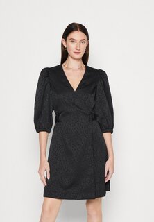 Элегантное платье SLFBIANKA TANKA SHORT DRESS Selected Femme, черный