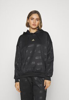 Толстовка BLUV adidas Sportswear, черный/золотой металлик