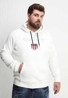 Толстовка с капюшоном PLUS SHIELD HOODIE GANT, яичная скорлупа