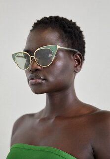 Солнцезащитные очки N°21, зелено/желтое золото