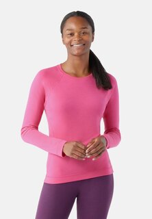 Футболка с длинным рукавом CLASSIC THERMAL MERINO BASE LAYER CREW Smartwool, ярко-розовый