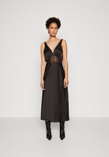 Элегантное платье MONCHAMP DETAILS DRESS NA-KD, черный