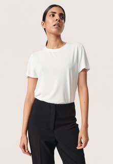 Базовая футболка SLCOLUMBINE CREW-NECK SS Soaked in Luxury, ломаный белый