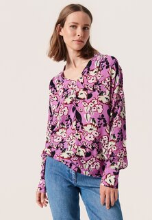 Блузка ZAYA LS Soaked in Luxury, графический цветок лиатрис