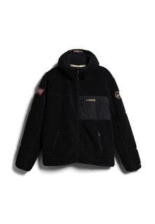 Флисовая куртка YUPIK ZIP HOOD Napapijri, черный