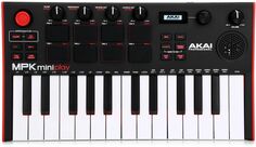 Akai Professional MPK Mini Play3 25-клавишная портативная клавиатура и MIDI-контроллер