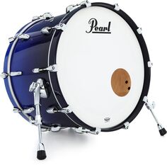 Бас-барабан Pearl Masters Maple Pure — 14 x 22 дюйма, темно-синий кобальт, металлик
