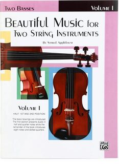 Альфред Красивая музыка для двух струнных инструментов - Книга 1, Контрабас Alfred