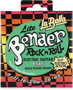 Струны для электрогитары La Bella B946 Bender — .009-.046 светлые