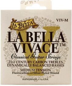 Струны для классической гитары La Bella VIVA-M Vivace из флюорокарбона — среднее натяжение