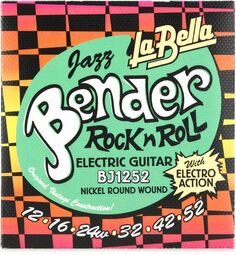 Струны для электрогитары La Bella BJ1252 Jazz Bender — .012-.052, рана 3-я