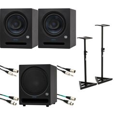 Новый комплект PreSonus Eris Pro 8: 8-дюймовый активный студийный монитор и 10-дюймовый активный студийный сабвуфер